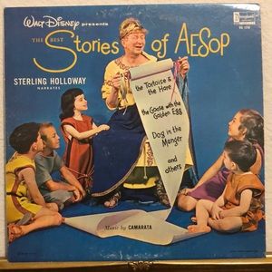 Walt Disney Presents Stories of Aesop Vinyl Lp '64